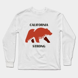 California strong, State flag to California lover Long Sleeve T-Shirt